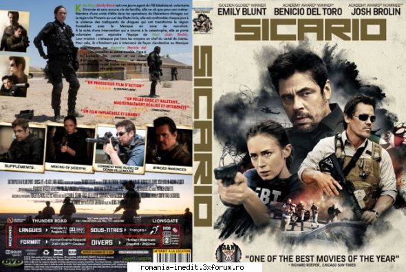 Sicario (2015) - DVDRip / MP4 Subtitrare / Romana Audio / Engleza - Filme - Movies
