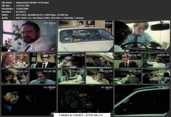 Singuratatea florilor (1975) - sasadoru - Filme rom�nesti - Romanian Movies