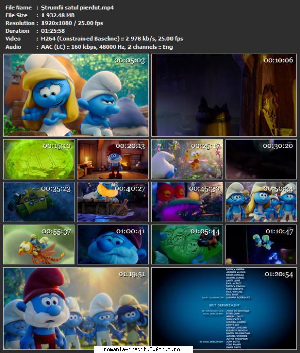 Smurfs: The Lost Village (2017) - sasadoru - Filme pentru copii - Movies for kids