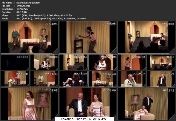 Soare pentru doi (2007) (Teatrul de Comedie) - sasadoru - Teatru rom�nesc - Romanian Theater