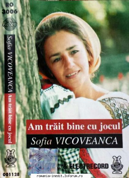 Sofia Vicoveanca Am trait bine cu jocul 1996 - A1 Am Trăit B - Muzica populara romaneasca - Romanian folk