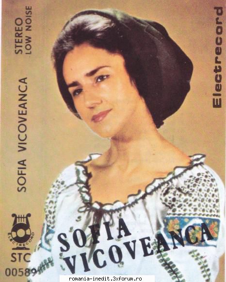 Sofia Vicoveanca STC 00589 - A1 Bădiță Din - Muzica populara romaneasca - Romanian folk
