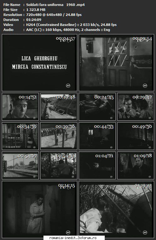 Soldati fara uniforma (1960) - sasadoru - Filme rom�nesti - Romanian Movies
