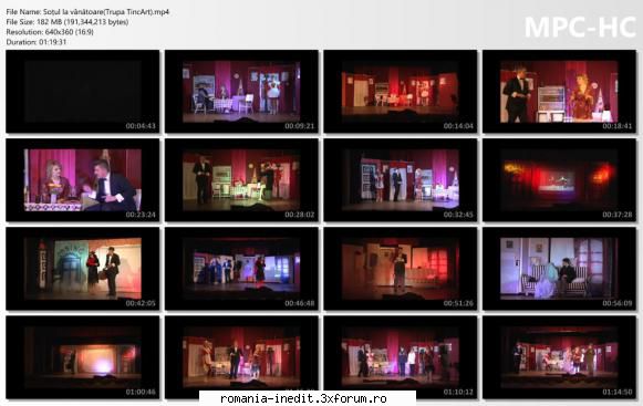 Soțul la v�nătoare(Trupa TincArt) - bgl23 - Teatru rom�nesc - Romanian Theater
