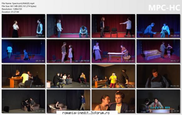 Spectrum(UNAGE) - bgl23 - Teatru rom�nesc - Romanian Theater