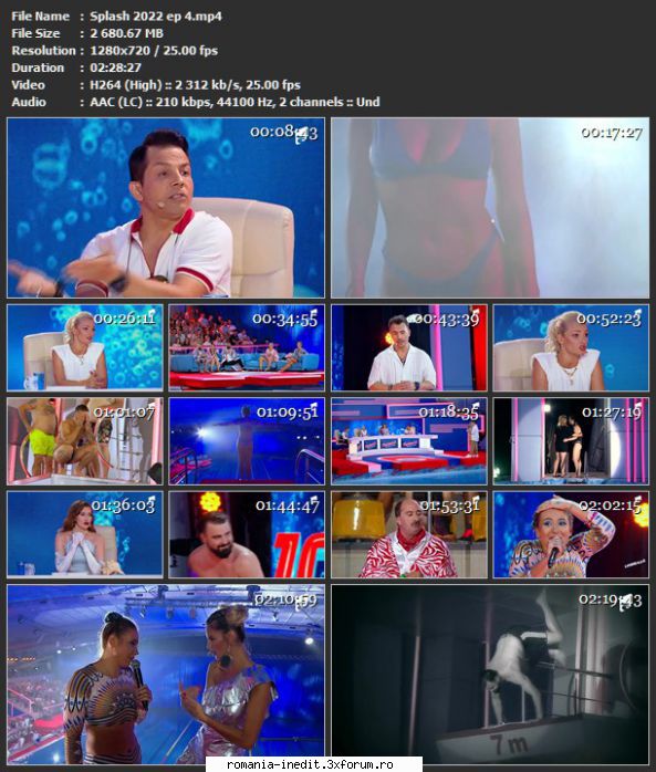 splash! vedete la apă