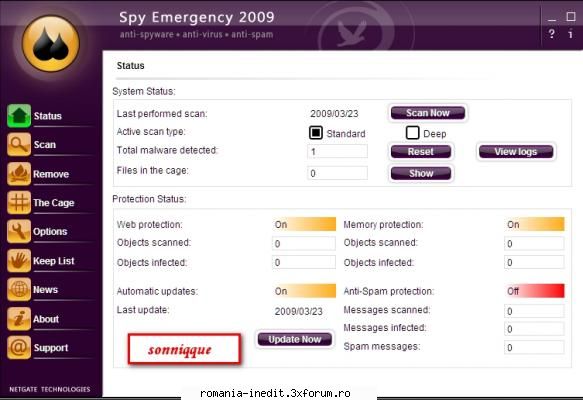Spy Emergency 2009 full - Remove Spyware and Viruses for Free Spy Emergency - Software