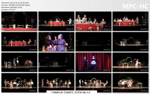 Stai ca te-am ochit - Regia: Andrei Mancaș Coord: Oana Lupu - Teatru rom�nesc - Romanian Theater