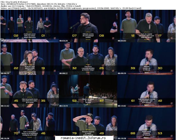 Stand-Up Comedy (Comedie Rom�nească) - Una Scurtă #40 - TV Shows