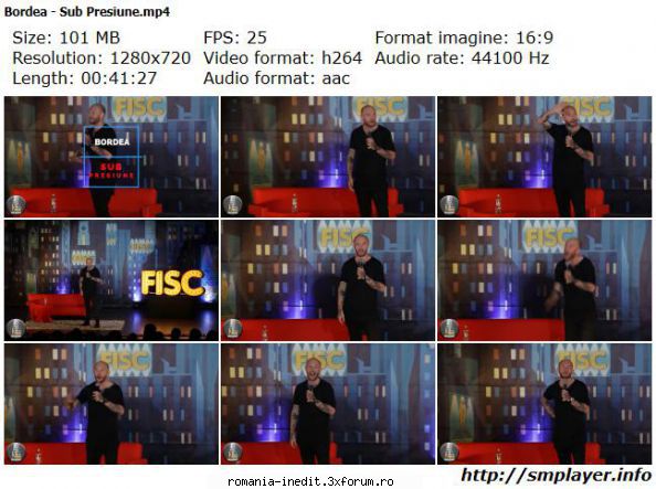 Stand - up Comedy - Bordea - Sub Presiune Interzis Minorilor sub 16 - TV Shows