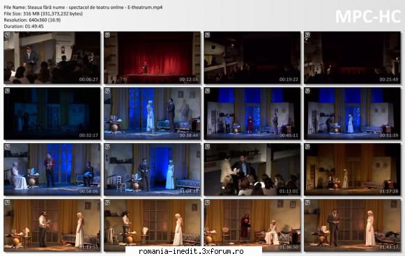 Steaua fara nume (Teatru Ateneu Iasi) - Durata piesei: 1h 50 min - Teatru rom�nesc - Romanian Theater