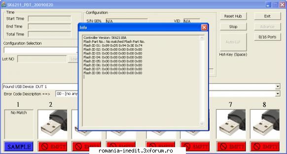 Stick USB nerecunoscut - Uite poza :) Merci - Tech Support