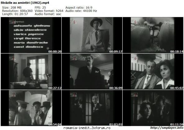 Strazile au amintiri (1962) - marianvo - Filme rom�nesti - Romanian Movies