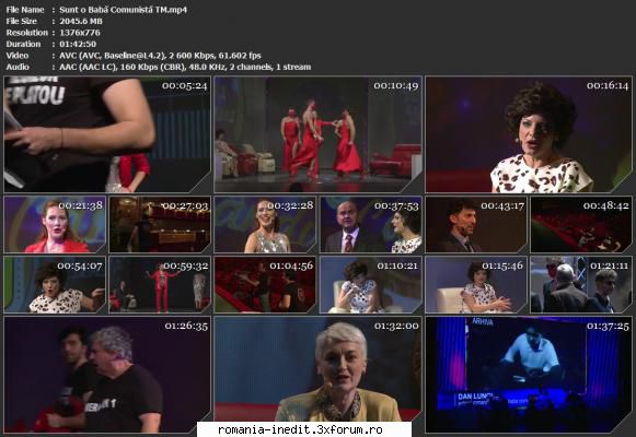 Sunt o babă comunistă (Teatrul National Timisoara) (2019) - sasadoru - Teatru rom�nesc - Romanian Theater