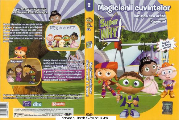 Super Why! - Magicienii cuvintelor - Iar in format DVDRip se poate - Filme pentru copii - Movies for kids