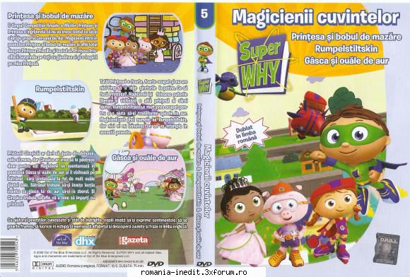 Super Why! - Magicienii cuvintelor - Iar in format DVDRip se pot gasi - Filme pentru copii - Movies for kids