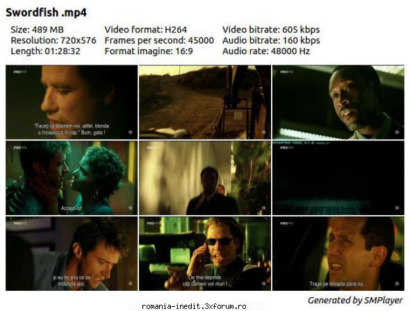 Swordfish (2001) - Swordfish (2001) TVRip / MP4 Subtitrare / Romana - Filme - Movies