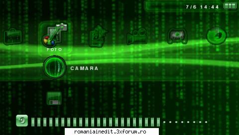 THEMES for PSP !!! - converted matrix ptf theme - Emulatoare