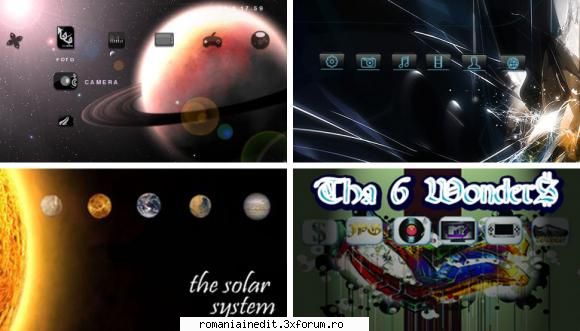 THEMES for PSP !!! - 4 ptf theme pack - Emulatoare