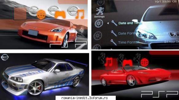 THEMES for PSP !!! - 4 ptf theme pack - Emulatoare