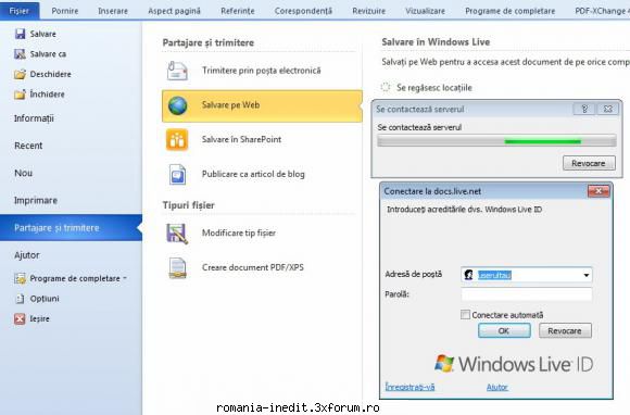 [TUTORIALE] Word 2011 - Partajarea documentelor cu alti - Totul despre cărți - About e-books