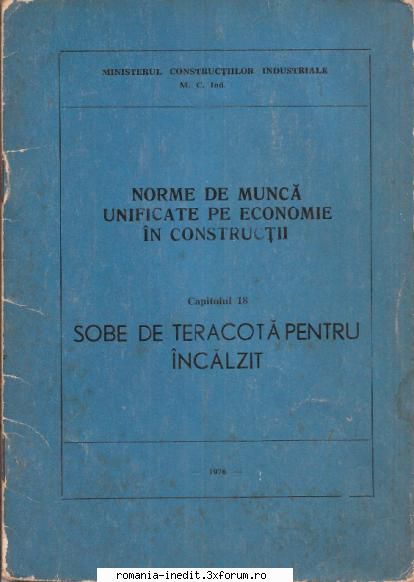 [T] Carti Electronice despre Constructii - Ministerul Construcțiilor Industriale - Carti in limba romana