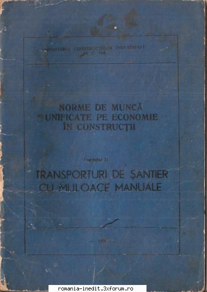 [T] Carti Electronice despre Constructii - Ministerul Construcțiilor Industriale - Carti in limba romana