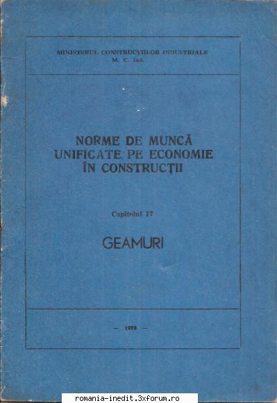 [T] Carti Electronice despre Constructii - Ministerul Construcțiilor Industriale - Carti in limba romana