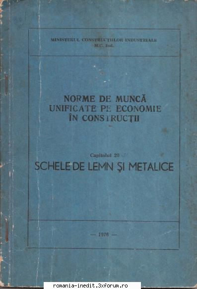 [T] Carti Electronice despre Constructii - Ministerul Construcțiilor Industriale - Carti in limba romana