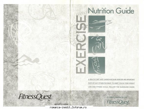 [T] Carti pentru o viata sanatoasa - Fitness Quest - Exercise - Nutrition Guide - 47 - Carti in limba romana