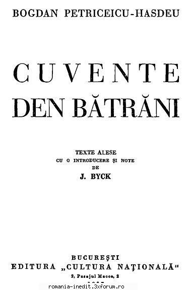 [T] Limba rom�nă - Ortografie, gramatică, dictionare - [1937] Cuvente den ba - Carti in limba romana