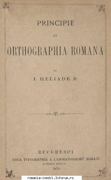 [T] Limba rom�nă - Ortografie, gramatică, dictionare - [1870] Heliade Radule - Carti in limba romana