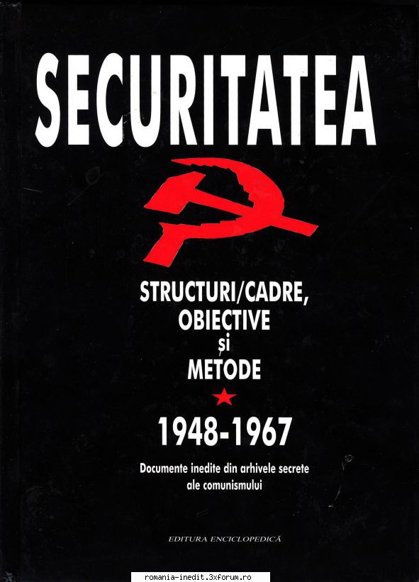 [T] Literatura Universala (nesortate) - SECURITATEA vol.1 Editura Enciclopedică - Carti in limba romana