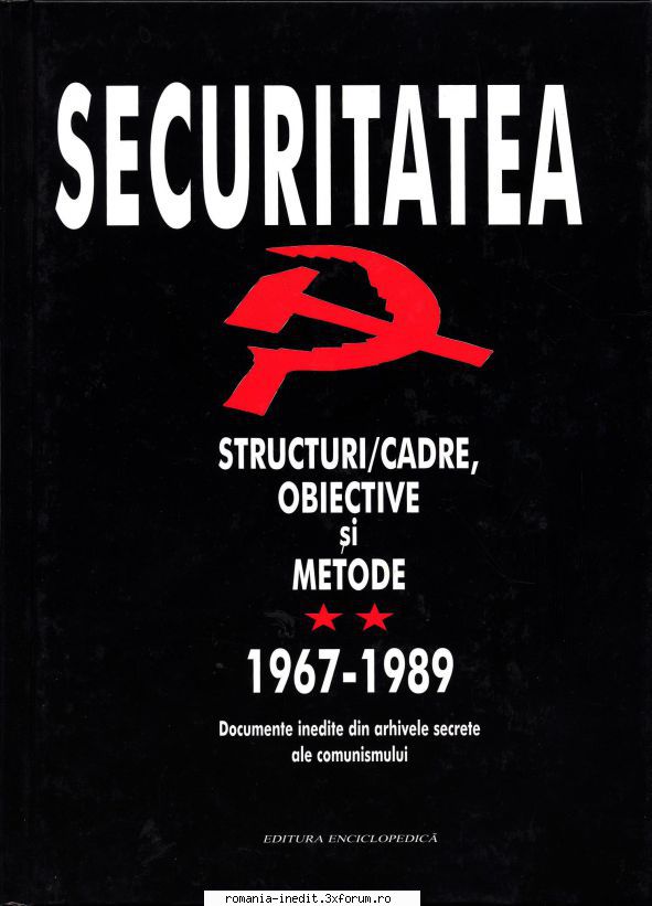 [T] Literatura Universala (nesortate) - SECURITATEA vol.2 Editura Enciclopedică - Carti in limba romana