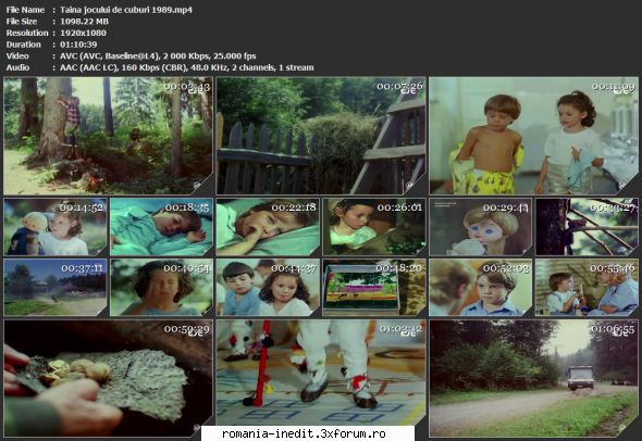 Taina jocului de cuburi (1989) - tvrip jocului de cuburi 1989.mp4 - Filme rom�nesti - Romanian Movies