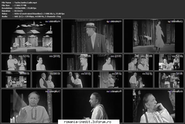 Take, Ianke si Cadar (1976) (Teatru TV) - sasadoru - Teatru rom�nesc - Romanian Theater