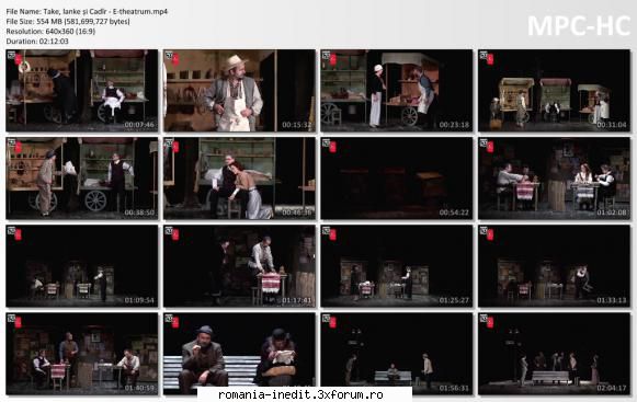 Take Ianke si Cadar (Teatrul Ateneu Iasi) - Regie și coloană - Teatru rom�nesc - Romanian Theater