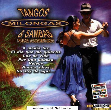 Tangos, Milongas & Sambas From Argentina - Tangos, Milongas & Sambas From - International MP3 albums