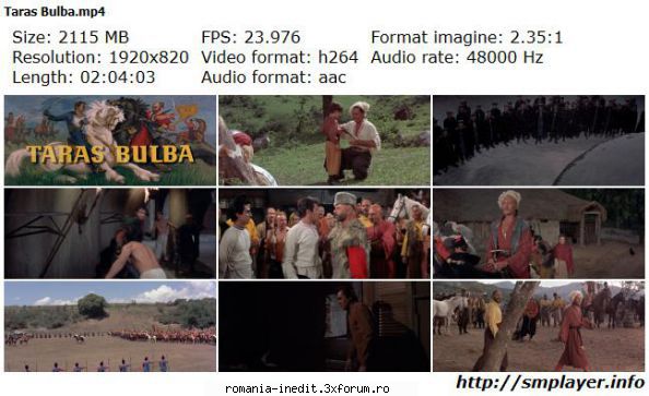 Taras Bulba (1962) - Taras Bulba (1962) Audio / Engleza Sub. / Romana - Filme clasice - Old Movies