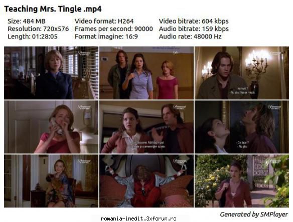 Teaching Mrs. Tingle (1999) - Teaching Mrs. Tingle (1999) TVRip / MP4 Subtitare - Filme - Movies