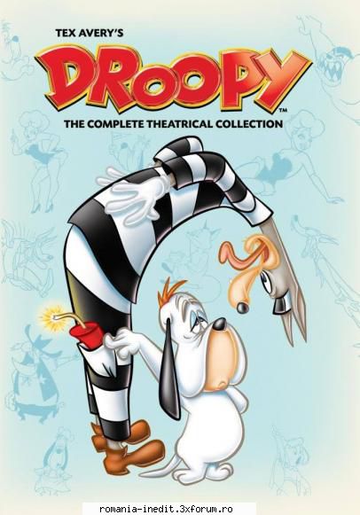 tex avery's droopy   tex blu,rodger wolf escapes from prison but is hounded by the police dog named
