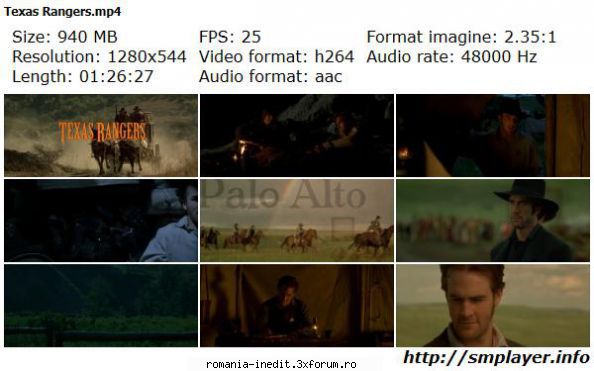 Texas Rangers (2001) - Texas Rangers (2001) Cavalerii Texasului Audio / - Filme - Movies