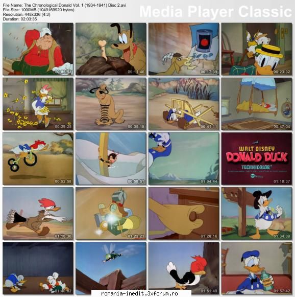 The Chronological Donald Vol. ) - Desene incluse in disk 2: The - Filme pentru copii - Movies for kids