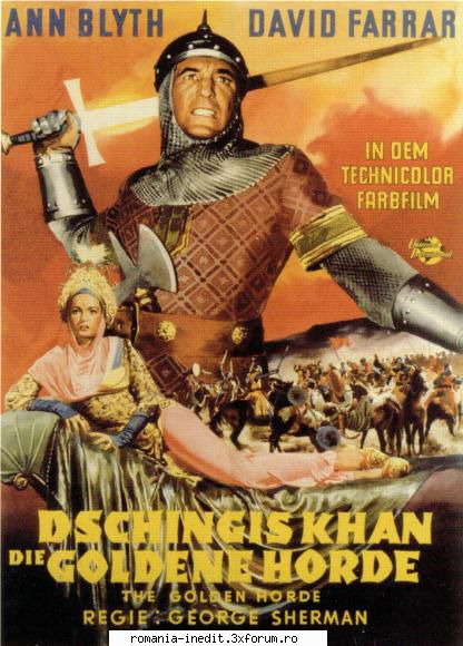 The Golden Horde - Hoarda de Aur (1951) - Genuri: Acţiune, aventură - Filme clasice - Old Movies