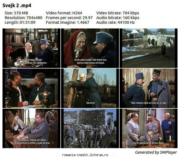 The Good Soldier Svejk ( ) - MP4 Subtitrare / Romana inclusa Audio / Ceha 570 - Filme clasice - Old Movies