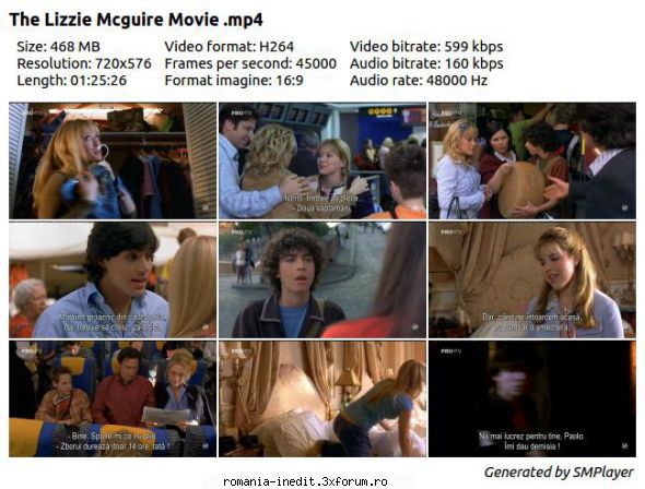 The Lizzie McGuire Movie (2003) - The Lizzie Mcguire Movie (2003) TVRip / MP4 - Filme - Movies