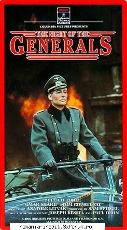 The Night of the Generals (1967) - Director Litvak Genre / Drama / Mystery / - Filme clasice - Old Movies