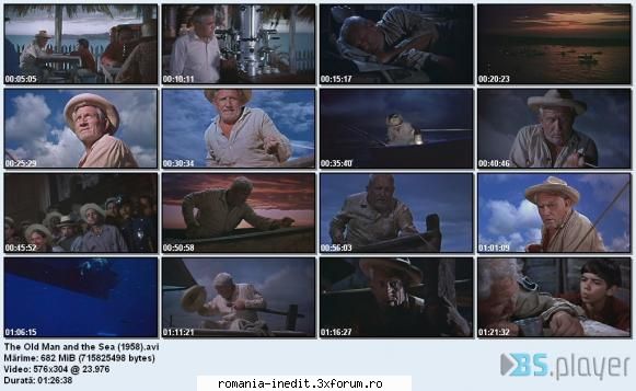 The Old Man and the Sea (1958) - Bazat pe opera literară semnată de - Filme clasice - Old Movies