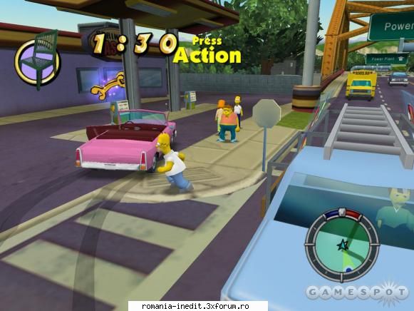 The Simpsons - Hit & Run - Explore Springfield as your favorite Simpsons - Full Games