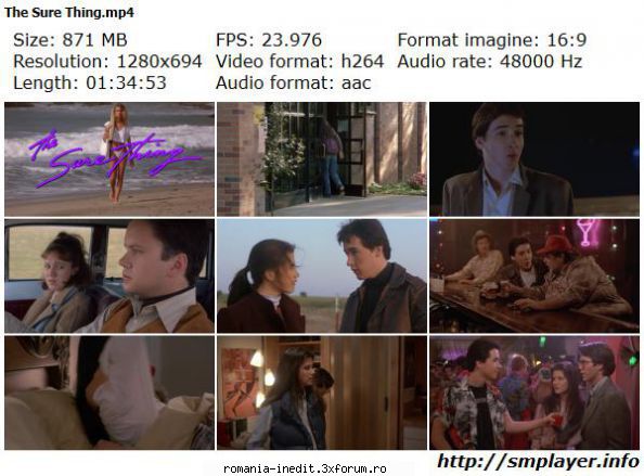 The Sure Thing (1985) - The Sure Thing (1985) Audio / Engleza Subtitrare - Filme clasice - Old Movies